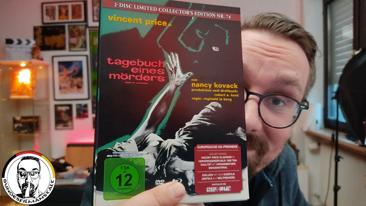 Grusel zum guten PRICE | TAGEBUCH EINES MÖRDERS (1963) Wicked Vision Blu Ray Mediabook | Unboxing