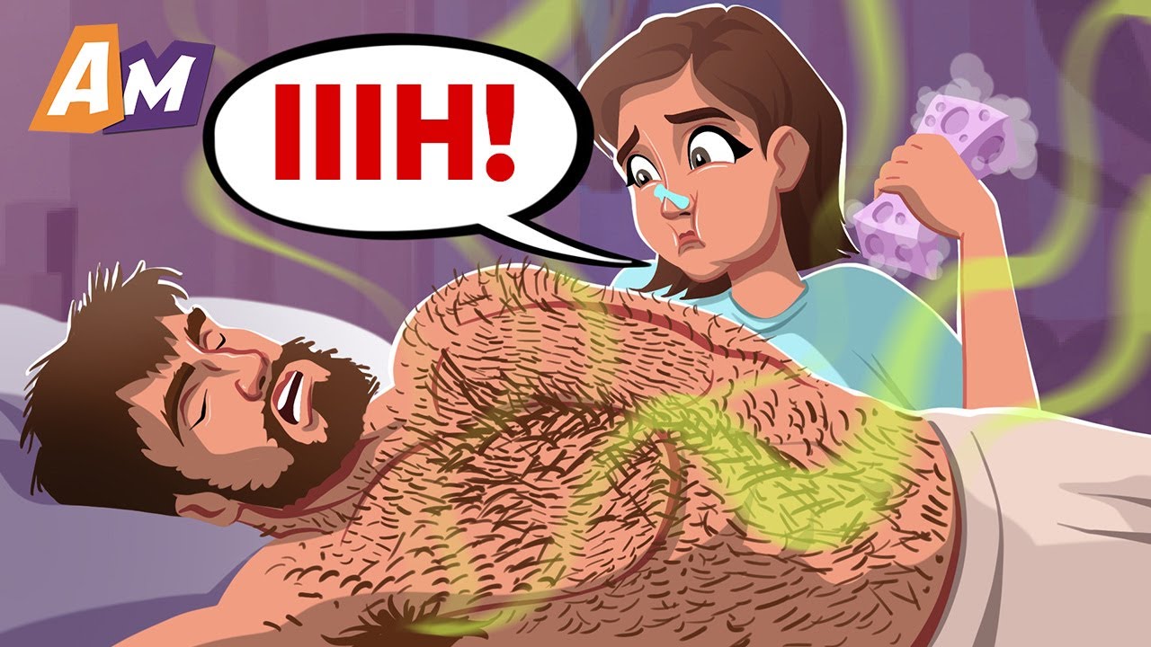 Eine Ehefrau wusch heimlich ihren Mann