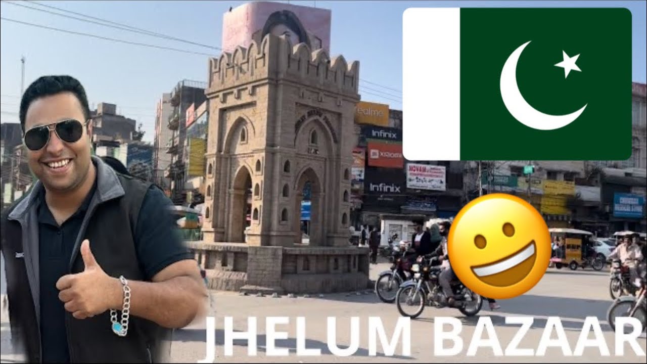 TOUR OF JHELUM PAKISTAN 🇵🇰 BAZAAR (TOWN) | KASHIF&rsquo;S WORLD