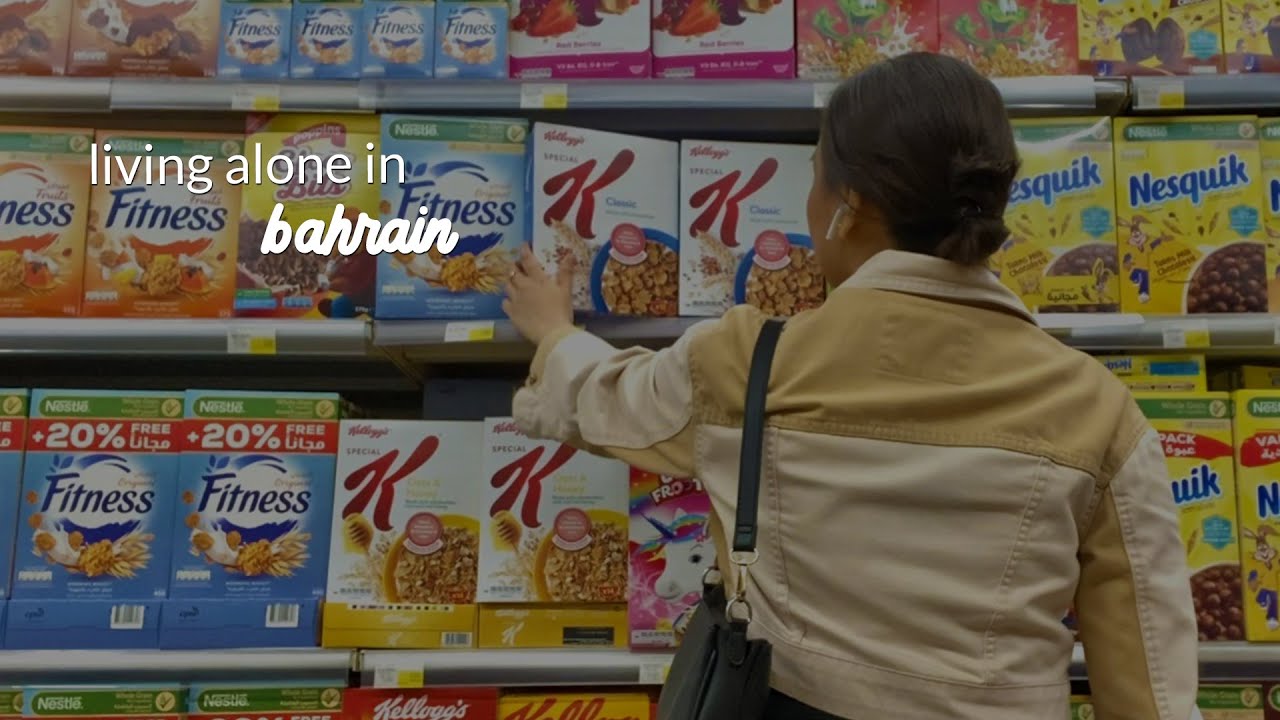 Living Alone in Bahrain 🇧🇭 • an ordinary day in my life 🛒👩🏻🍦