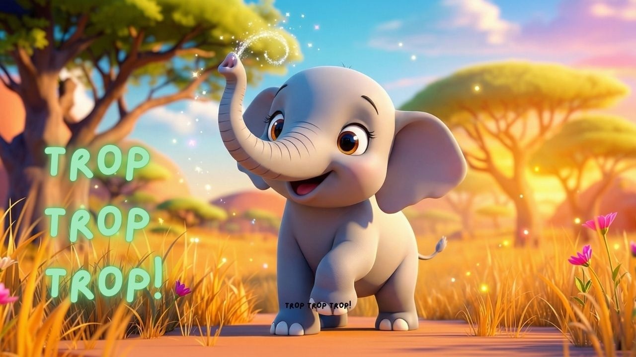 Elefantul Trop Trop 🐘 | Cântec Pentru Copii | Hai Să Dansăm și Să Cântăm