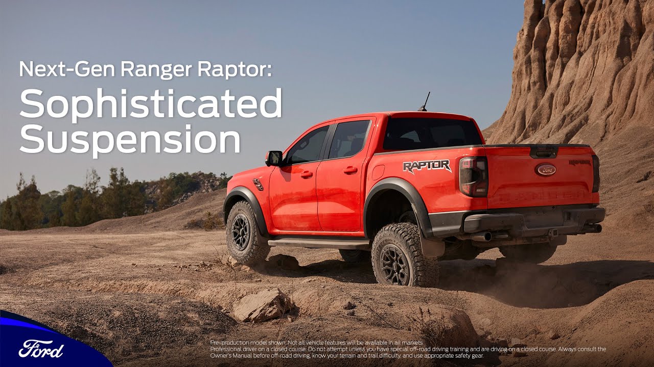 Next-Gen Ranger Raptor: Sophisticated Suspension | Ford New Zealand