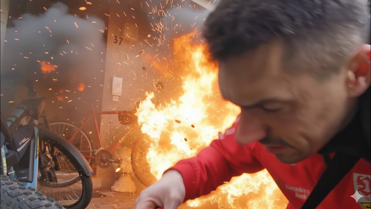 VLOG 26 - Wir flicken einen explodierenden Fahrradreifen. Geht schief. Nein geht nicht schief. 