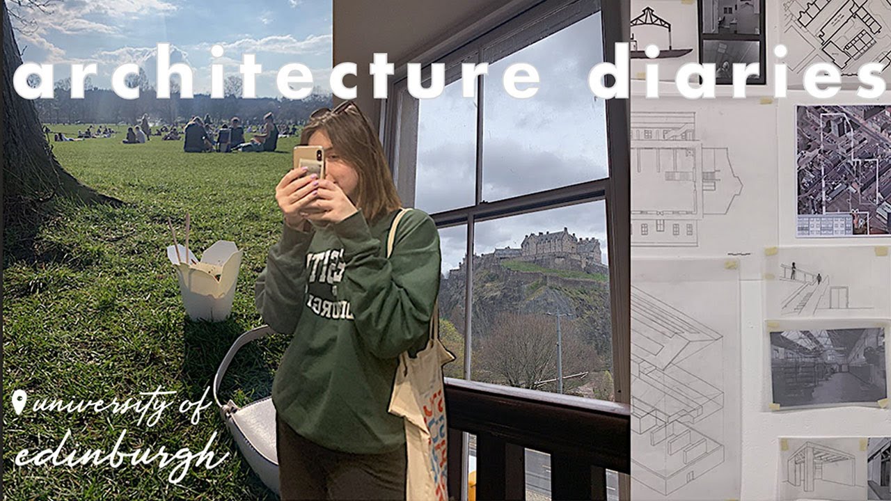 week in my life as an architecture student at the university of edinburgh | studio work & deadlines