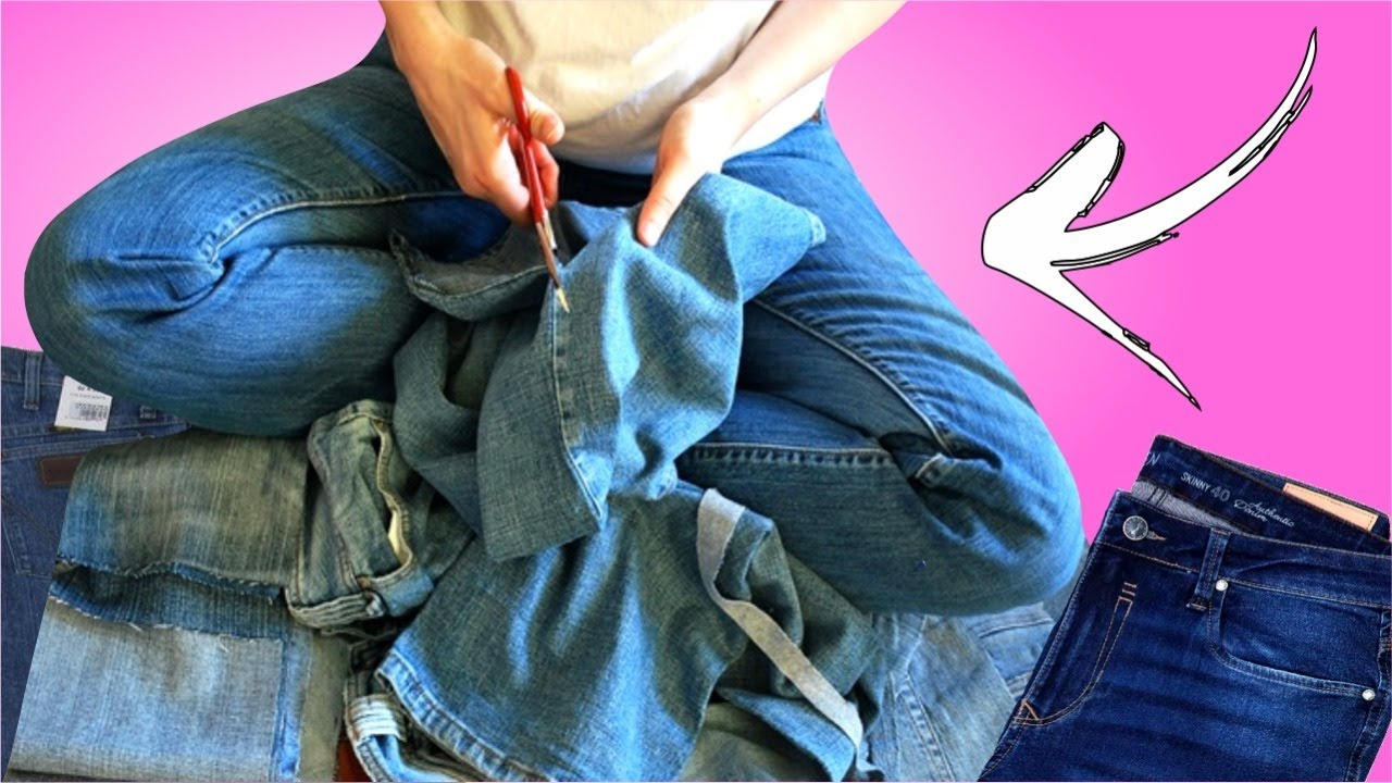 9 IDEIAS DE RECICLAGEM DE JEANS| IDEA RECYCLE | IDER ALVES