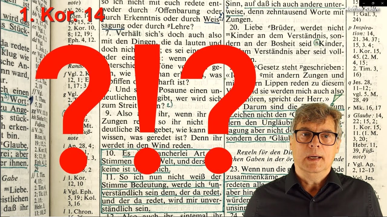 Zungenrede 01 - Einleitung