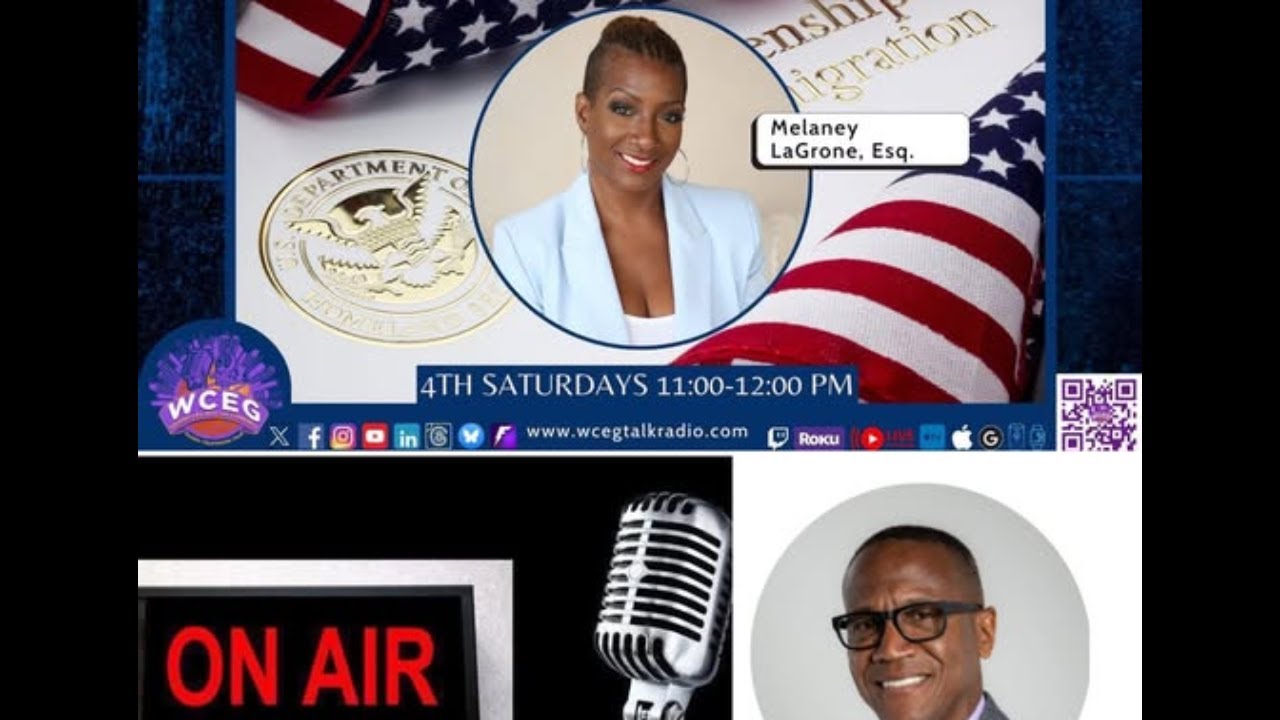 WCEG Media Enterprises Beyond The Border host Immigration Attorney Mel LaGrone.