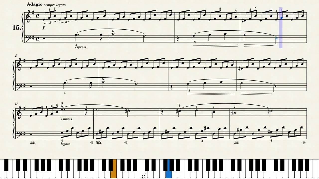 헬러 Op.47 No.15 | Stephen Heller - Op.47 No.15