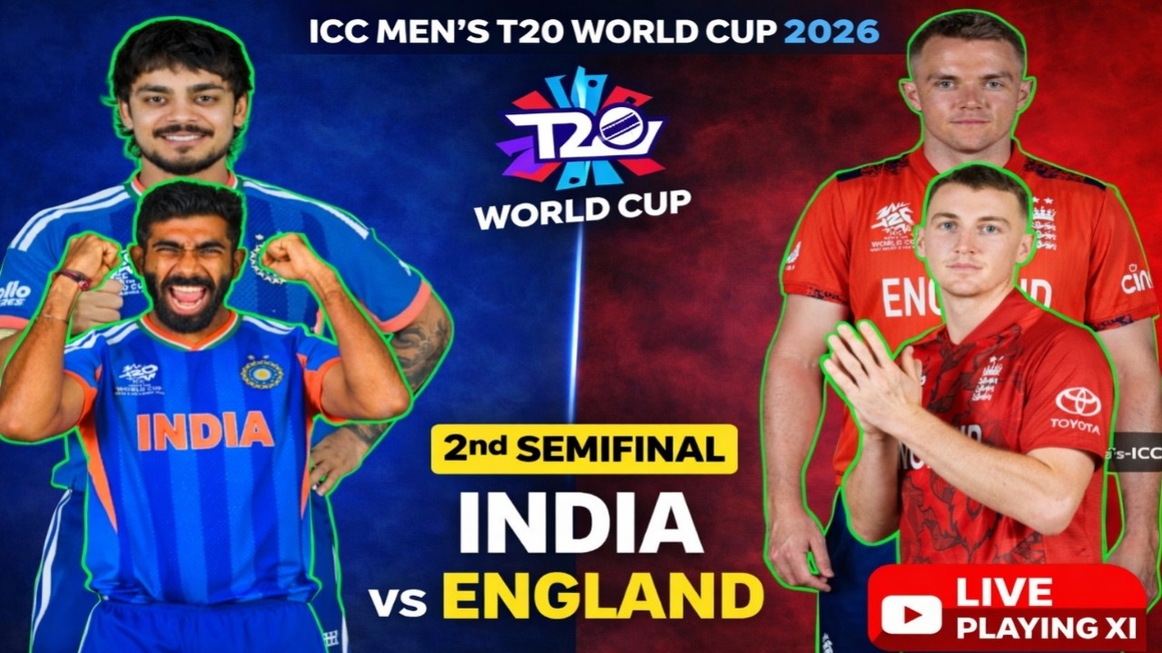England vs india live Match  T20 wc live - 2nd Semifinal ind vs eng Playing 11 Today Live Match