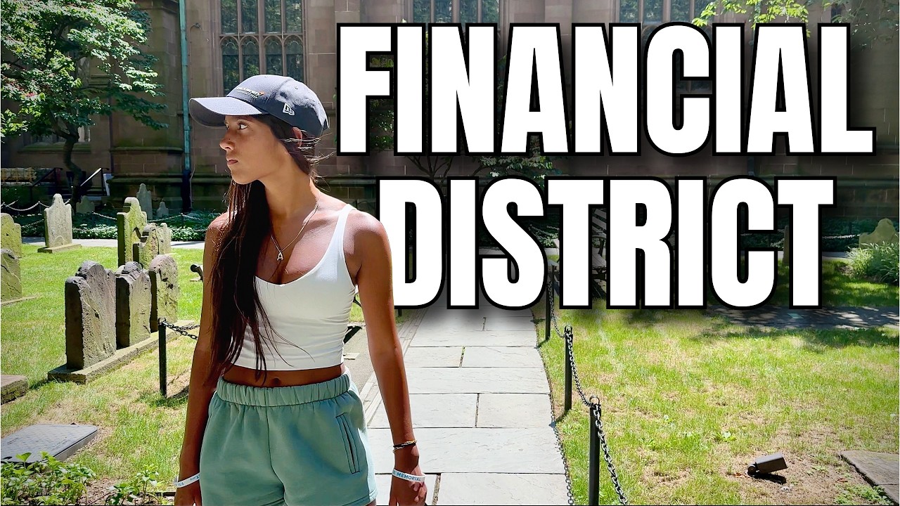 NEW YORK CITY Walking Tour [4K] - Hot 🥵 and Sunny ☀️ Day in the Spectacular FINANCIAL DISTRICT