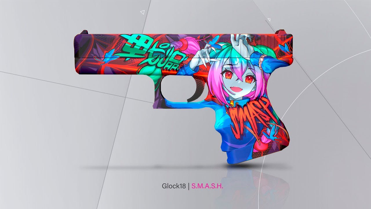 Speedpaint GLOCK18 | SMASH Creating CSGO skin
