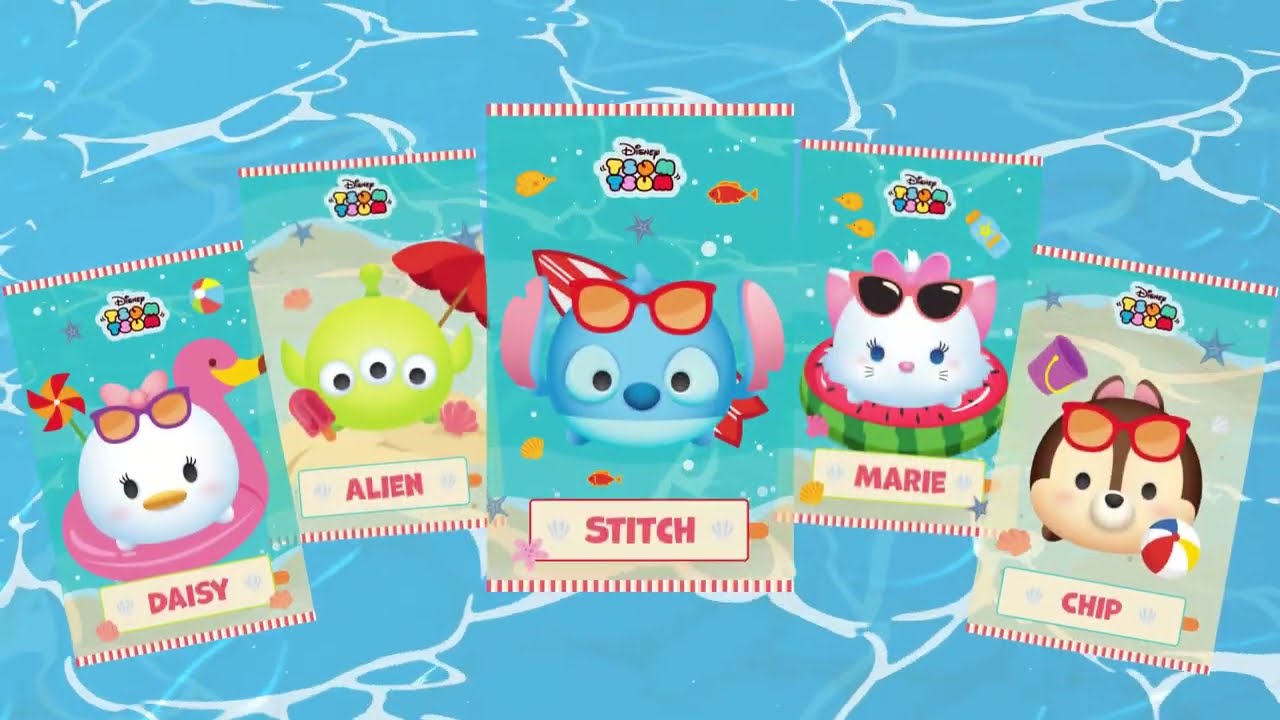 TsumTsum Summer Cards 2024