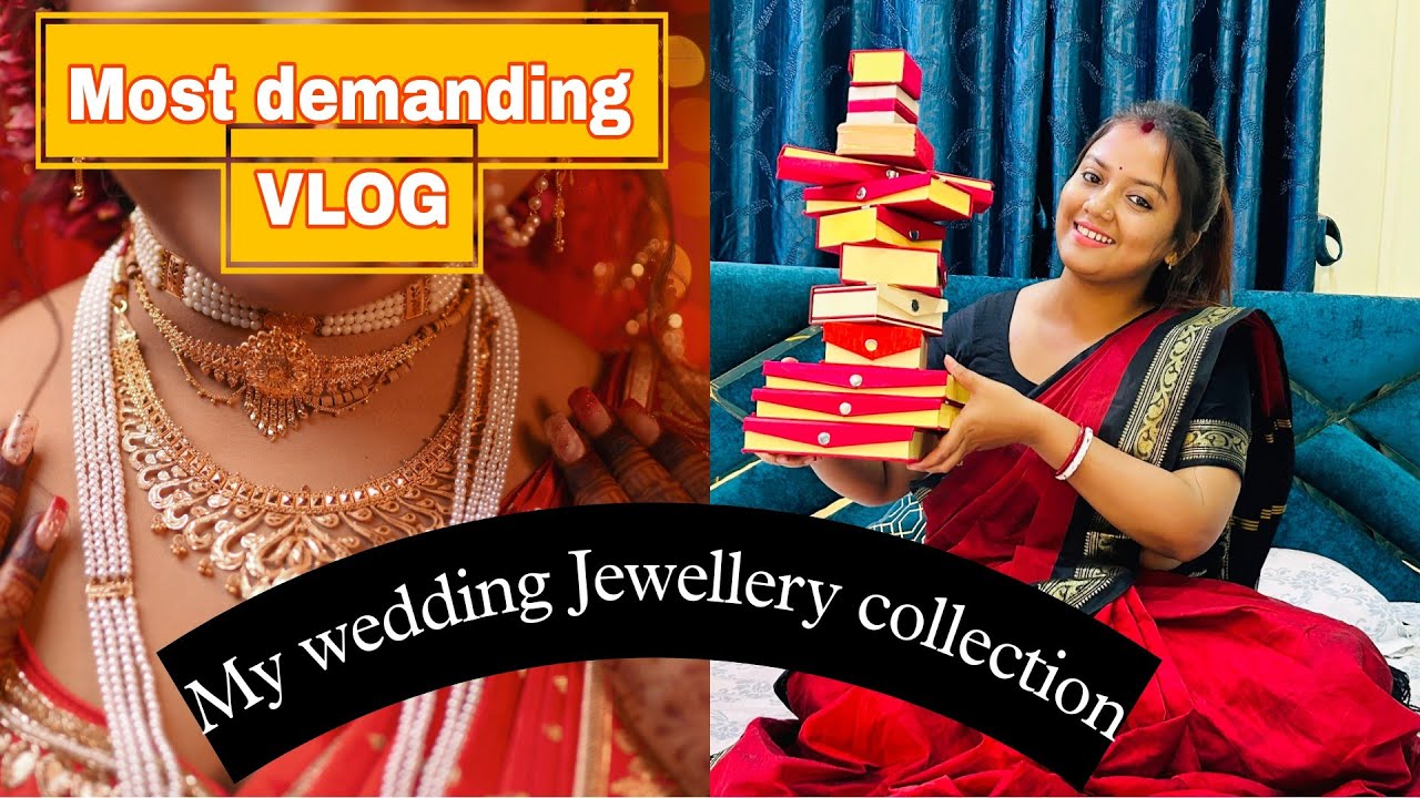 My Wedding gold jewellery  || আমার বিয়ের সোনার গয়না || Gold jewellery collection 😊 #DEEPlyHAPPY