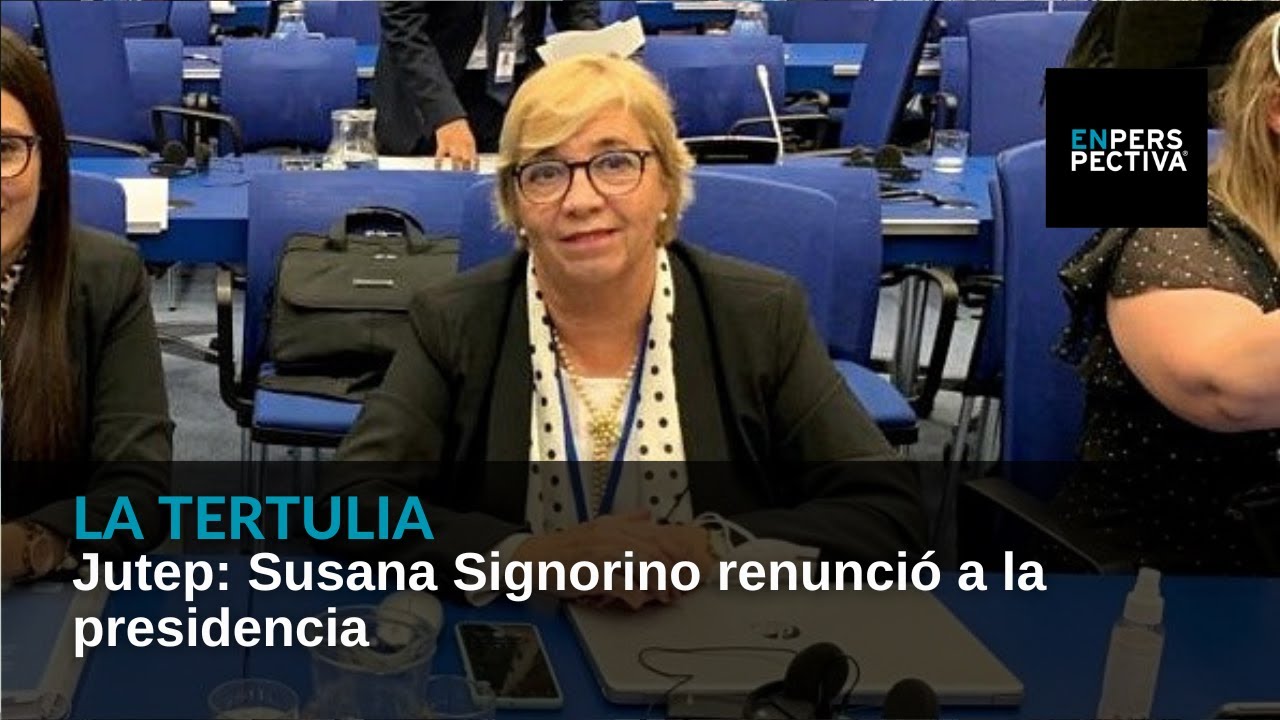 Jutep: Susana Signorino renunció a la presidencia