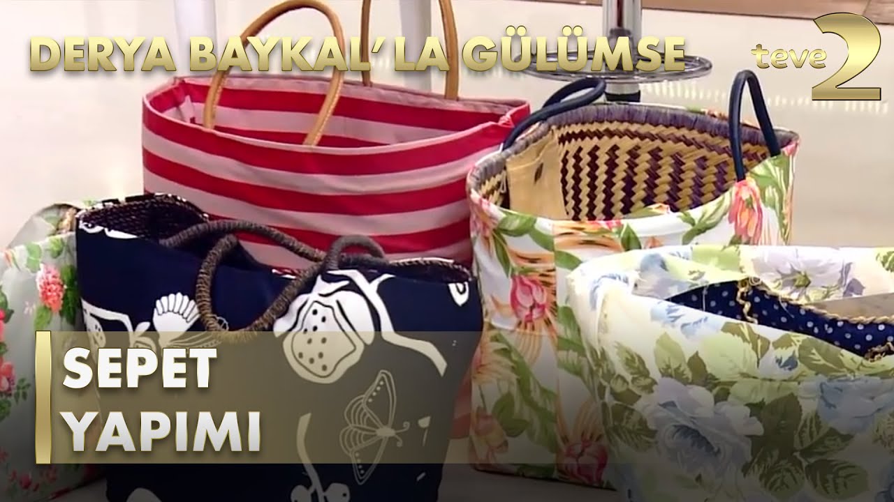 Derya Baykal'la Gülümse: Geri Dönüşümlü Sepet Nasıl Yapılır?