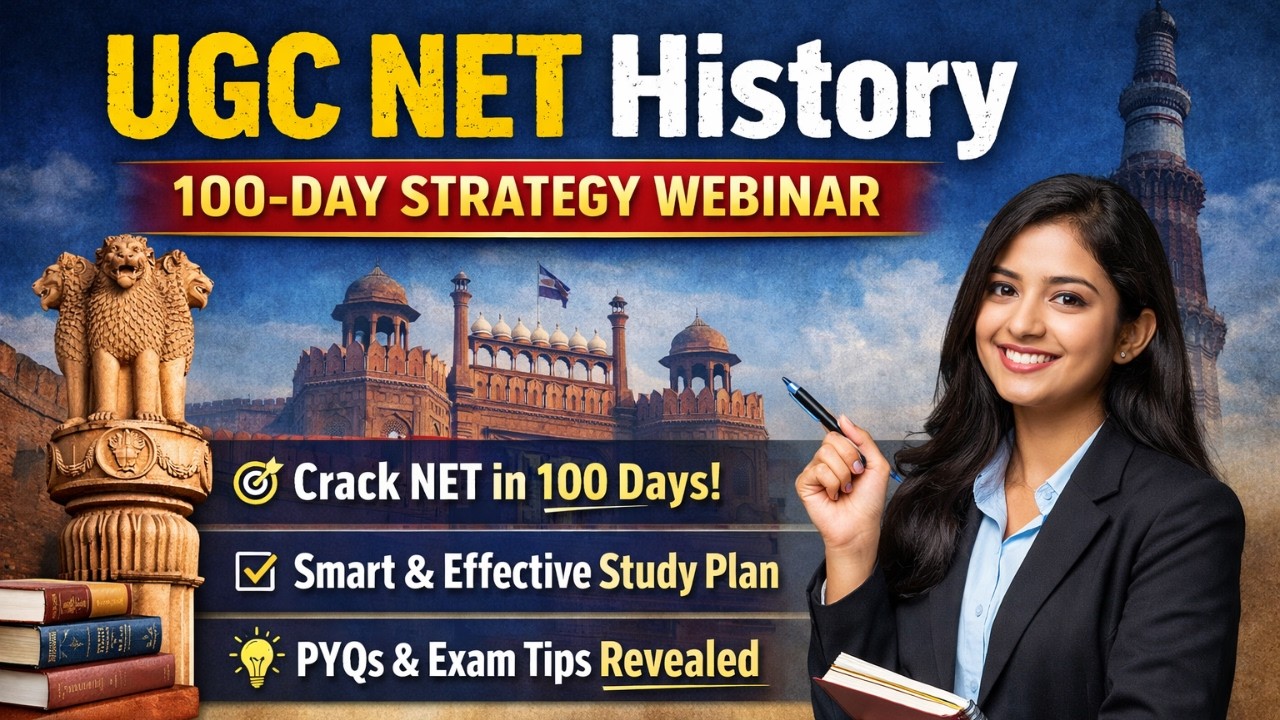 Crack UGC NET History in 100 Days | Smart Strategy for NET 2026