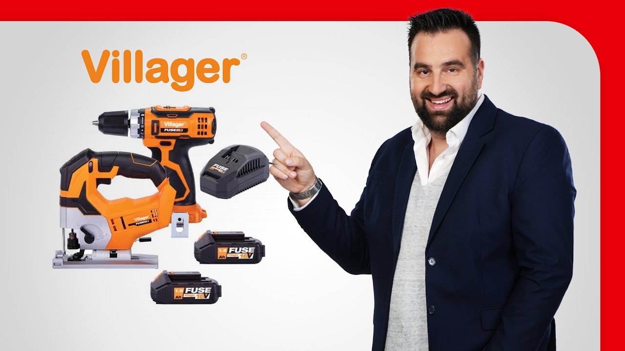 Villager Fuse set bušilica + ubodna testera | Bašta i alati | Shoppster Srbija