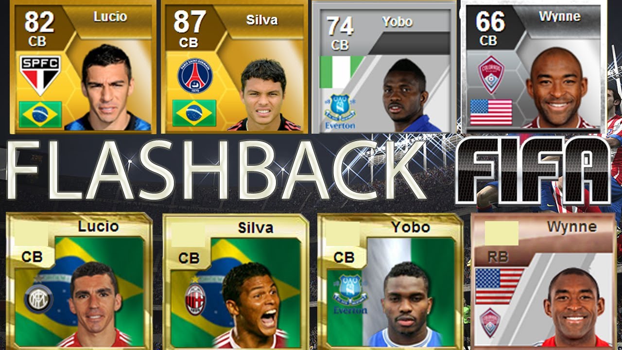 Flashback FIFA - Cards ft PACEY CB's ft Silva, Lucio,Yobo & Cordoba