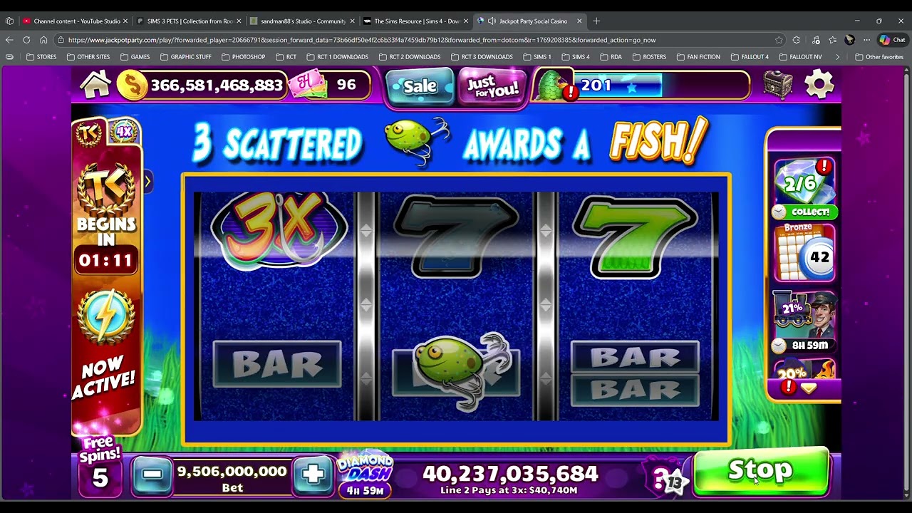 Jackpot Party Social Casino Reel Em In Catch The Big One 2
