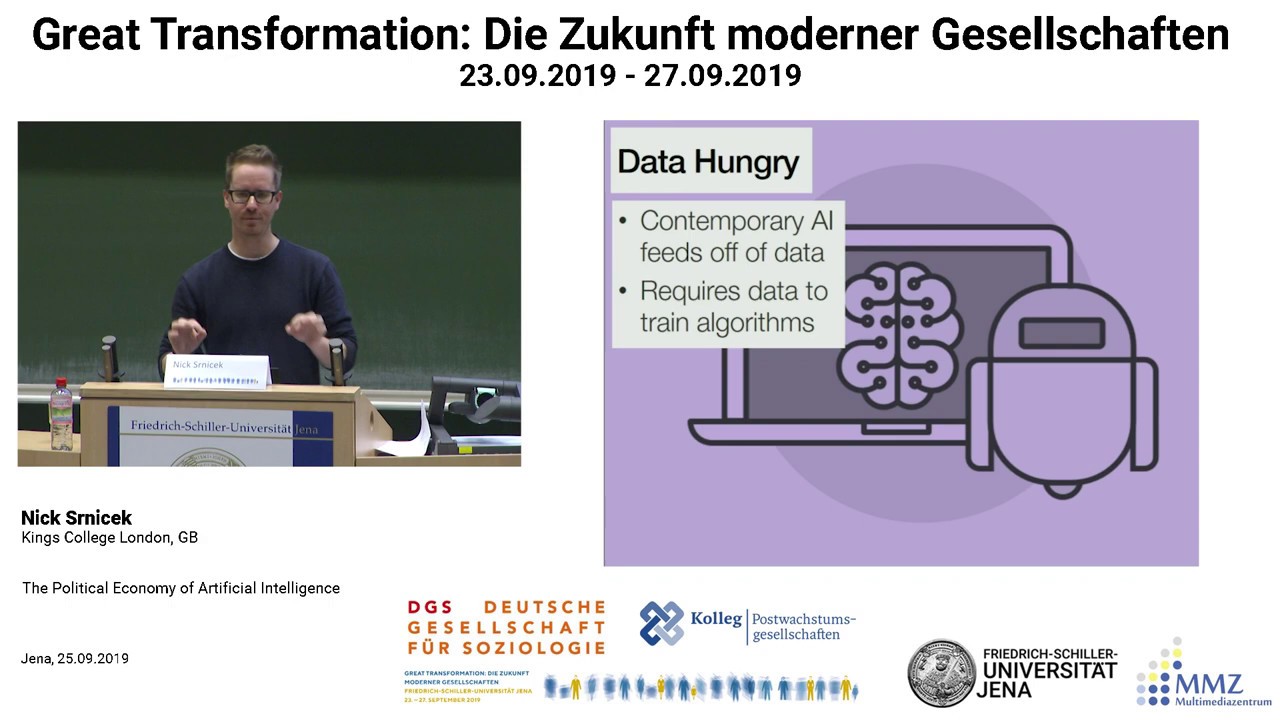 Konferenz: Great Transformation // Keynote: Nick Srnicek