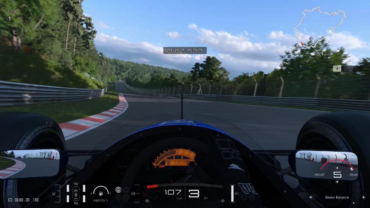 F3500-B V10 engine swap | Nordschleife Nurburgring hotlap | Gran Turismo 7 POV