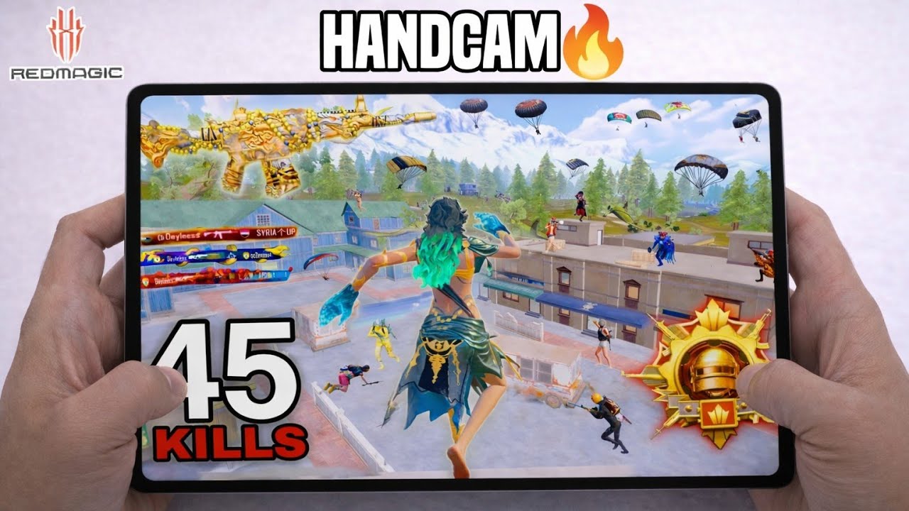 REDMAGIC ASTRA New Improve Reflexes & Aim Faster⚡️Handcam PUBG Mobile 4 Finger Fastet Player | BGMI