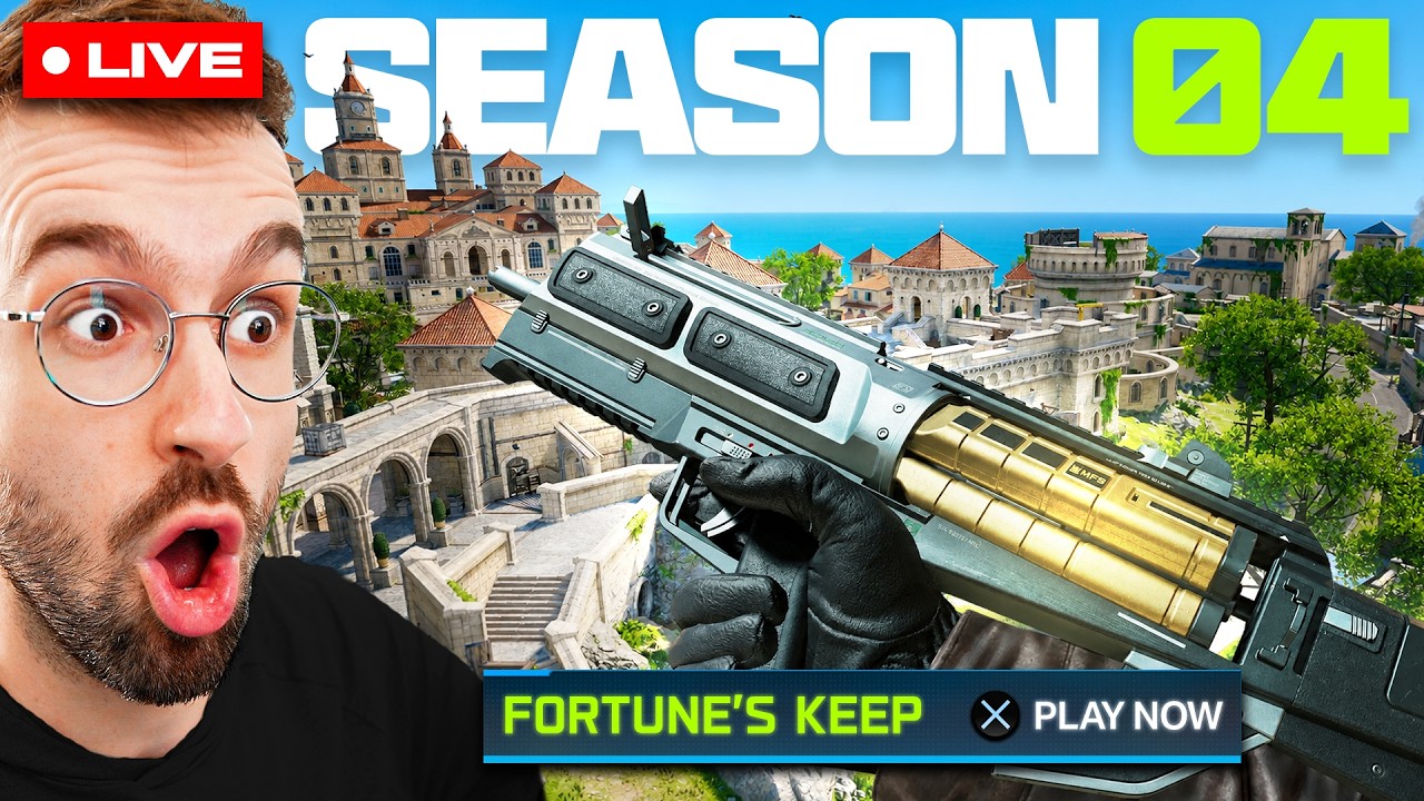 🔴 LIVE - Warzone Season 4 Update is HERE! Fortune's Keep is BACK!