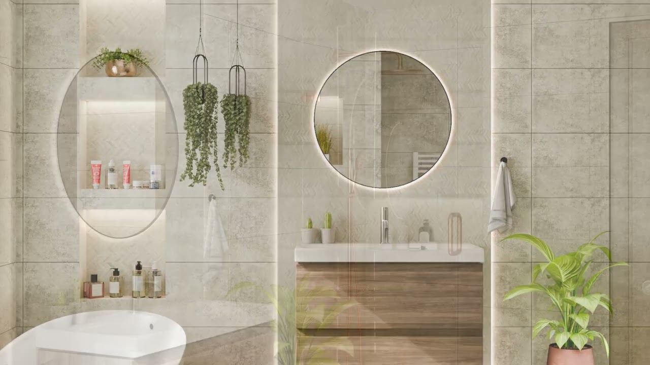 Elegant Minimal Realistic #3dvisualization #bathroomdesign  #interiorrendering #bathroom #kaanvi