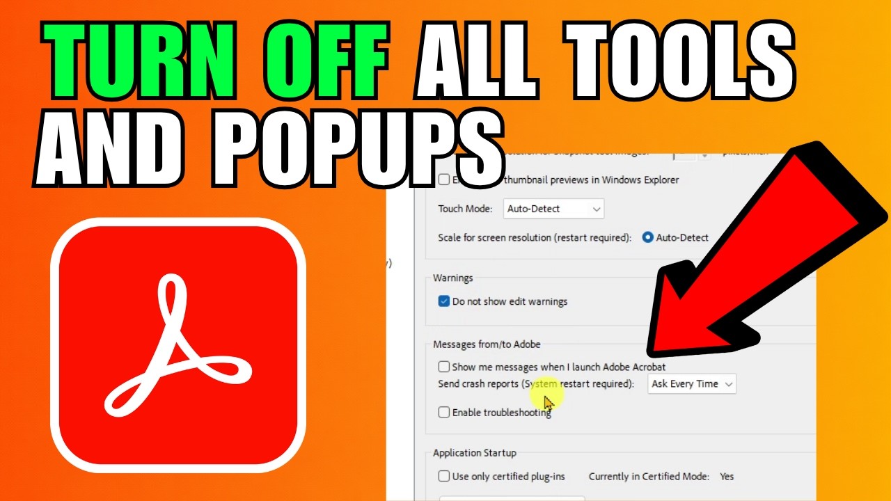 How To Turn Off All Tools And Popups In Adobe Reader (2026) (Step By Step Guide)