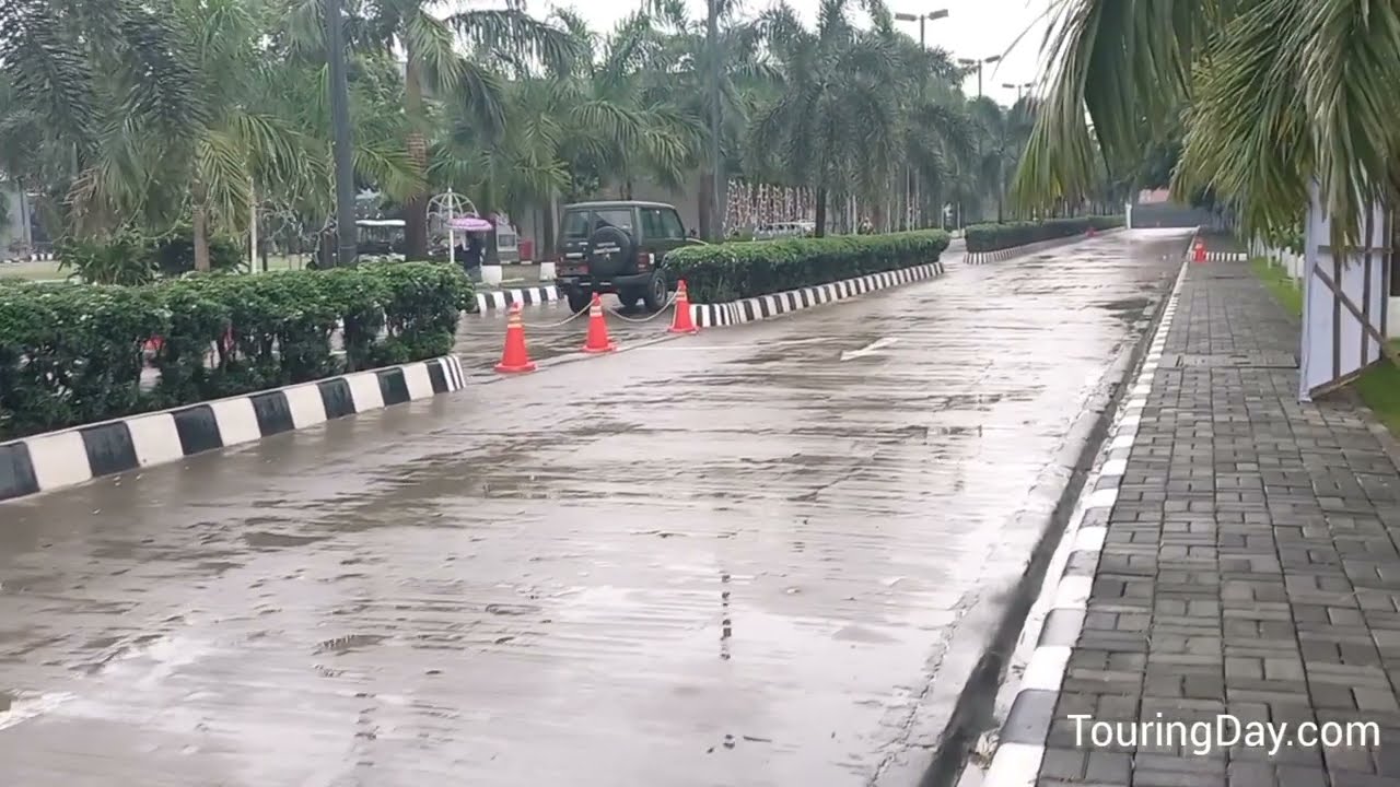 Walking at International Convention Centre Bashundhara ICCB, Dhaka, Bangladesh