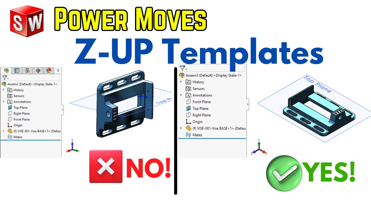 Parts are oriented WRONG in assembly - SOLIDWORKS 2025 2026 tips and tricks