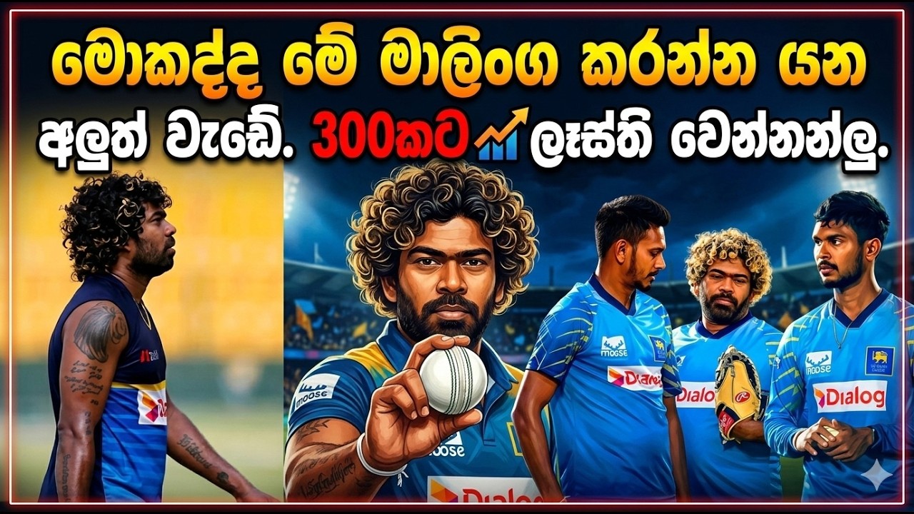 ලසිත් මාලිංග වැඩ අල්ලයි.... 300ක් ලෑස්තිවෙන්න. මම ලෑස්තියි. | Lasith Malinga