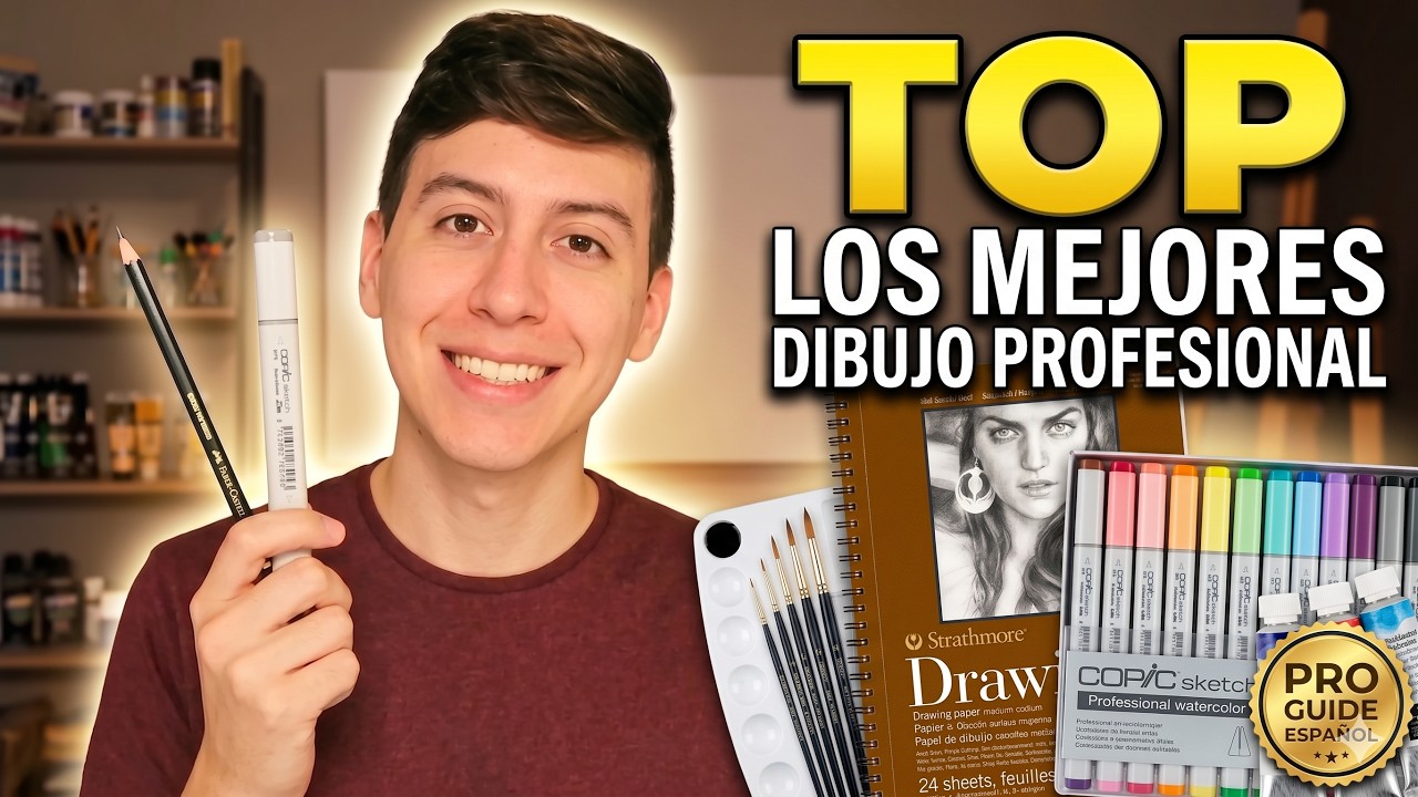 🎨 Los MEJORES Materiales de Dibujo 2025: De Principiante a EXPERTO