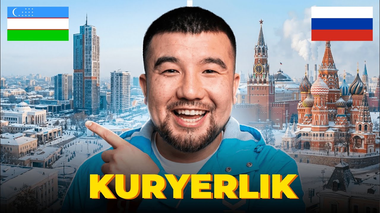 Kuryerlik Rassiyada yaxshimi yoki O'zbekistonda? 4K
