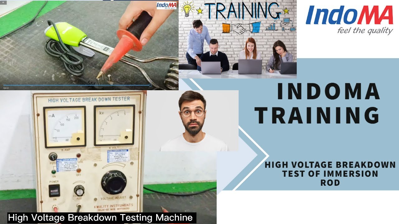Immersion Water Heater - High Voltage Testing | Indoma - Training