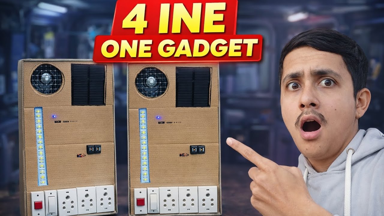 घरपे बनालो और ₹4000 हजार बचालो/how to make 4 in 1 gadget/diya 4 in 1 gadget/Sagar experiment/