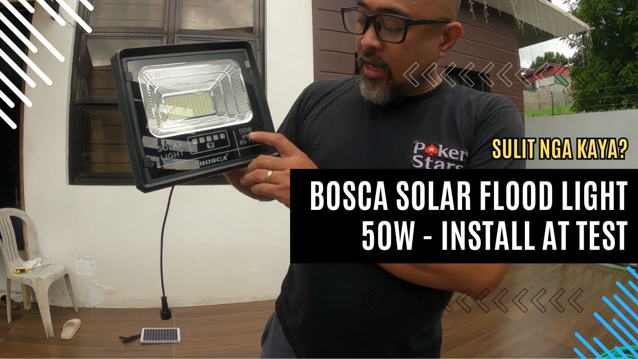 BOSCA Solar Floodlight - BS T50
