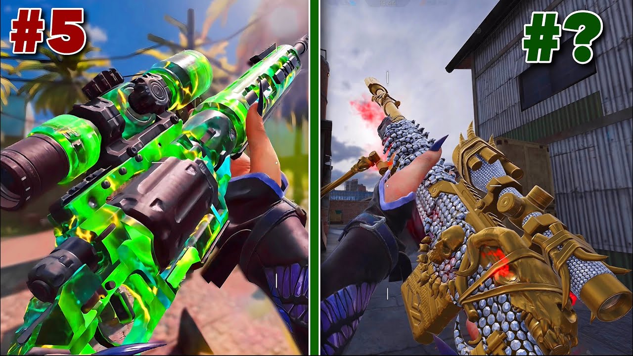 TOP 6 Best snipers + attachments | CODMOBILE