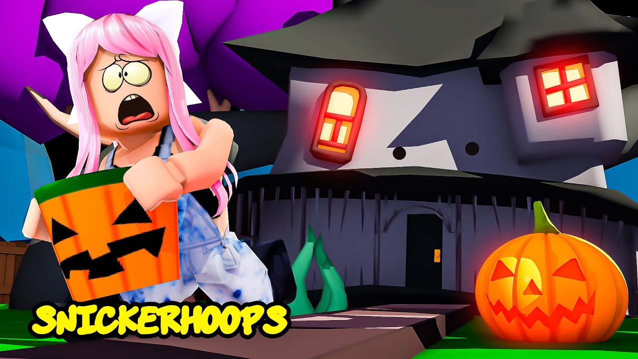 Snicker Hoops UCIEKA Z DOMU POTWOR&Oacute;W OBBY | Straszne gry na Roblox | Sparklies Gaming