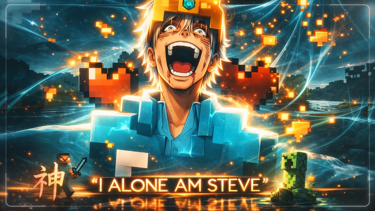 Gojo in Minecraft - MONTAGEM FINALE X OVERRIDE | 4K AMV Edit