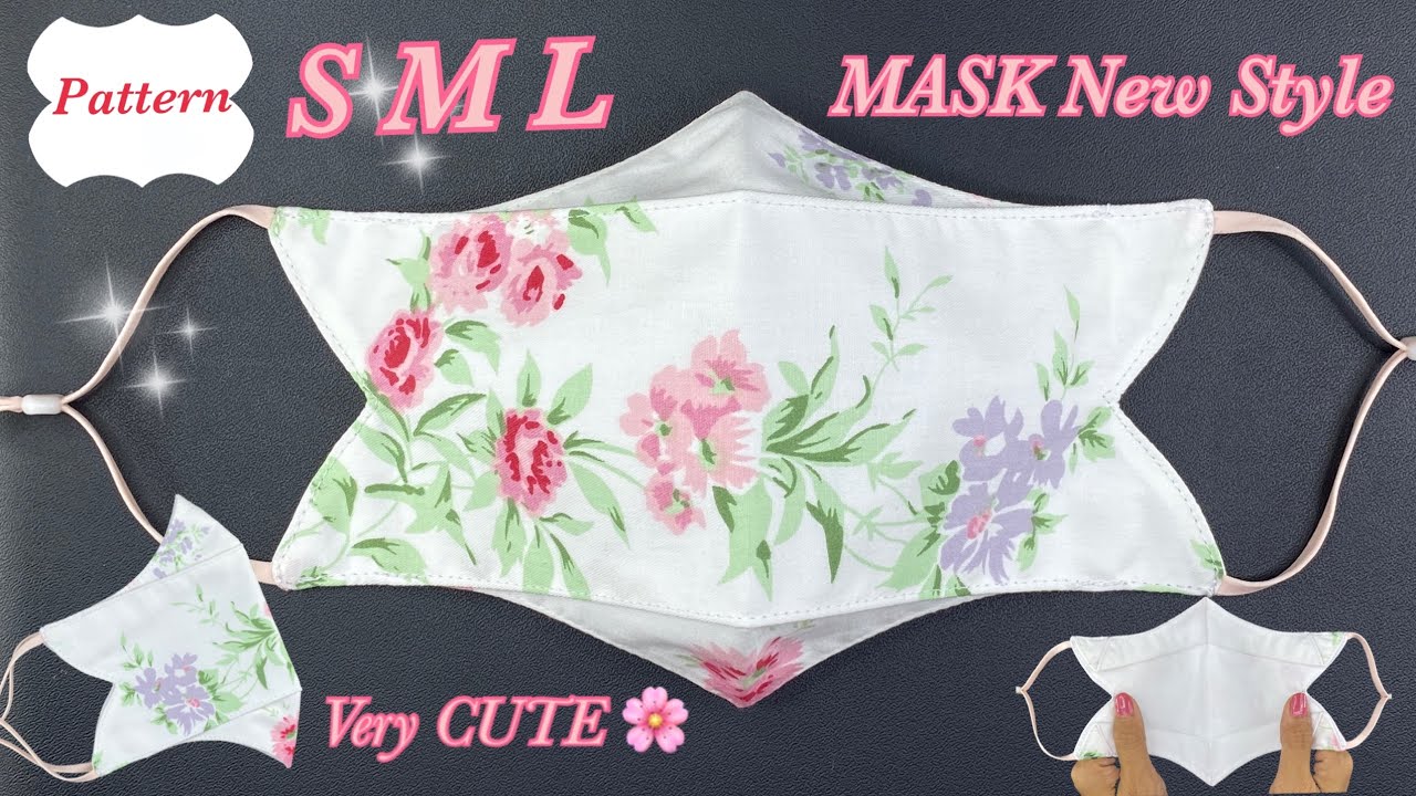 DIY Breathable FACE MASK All Size S M L Create Easy to Make | Sewing MASK Tutorial at Home