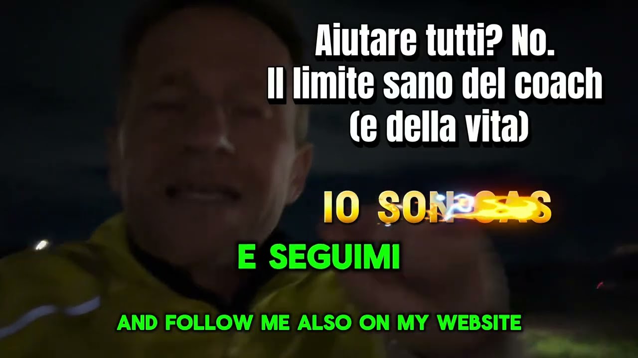 Aiutare tutti? No  Il limite sano del coach e della vita#daigasaltuosuccesso #iosongas #neiperte