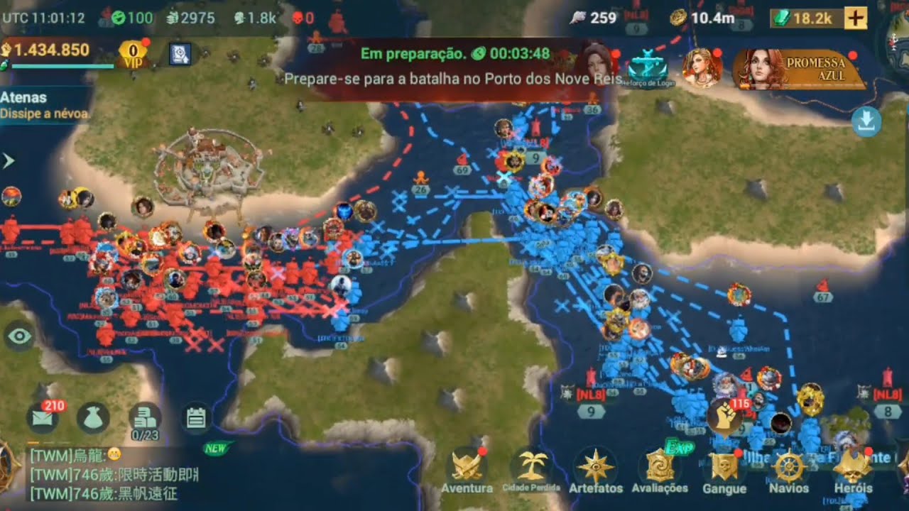 Battle between Servers 191 Vs 368 Sea of Conquest Season 10 X5
