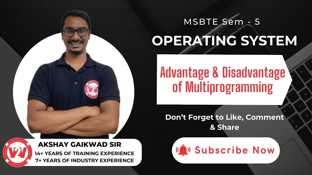 Advantage & Disadvantage of Multiprogramming | MSBTE SEM - 5 Operating System | TY DIPLOMA