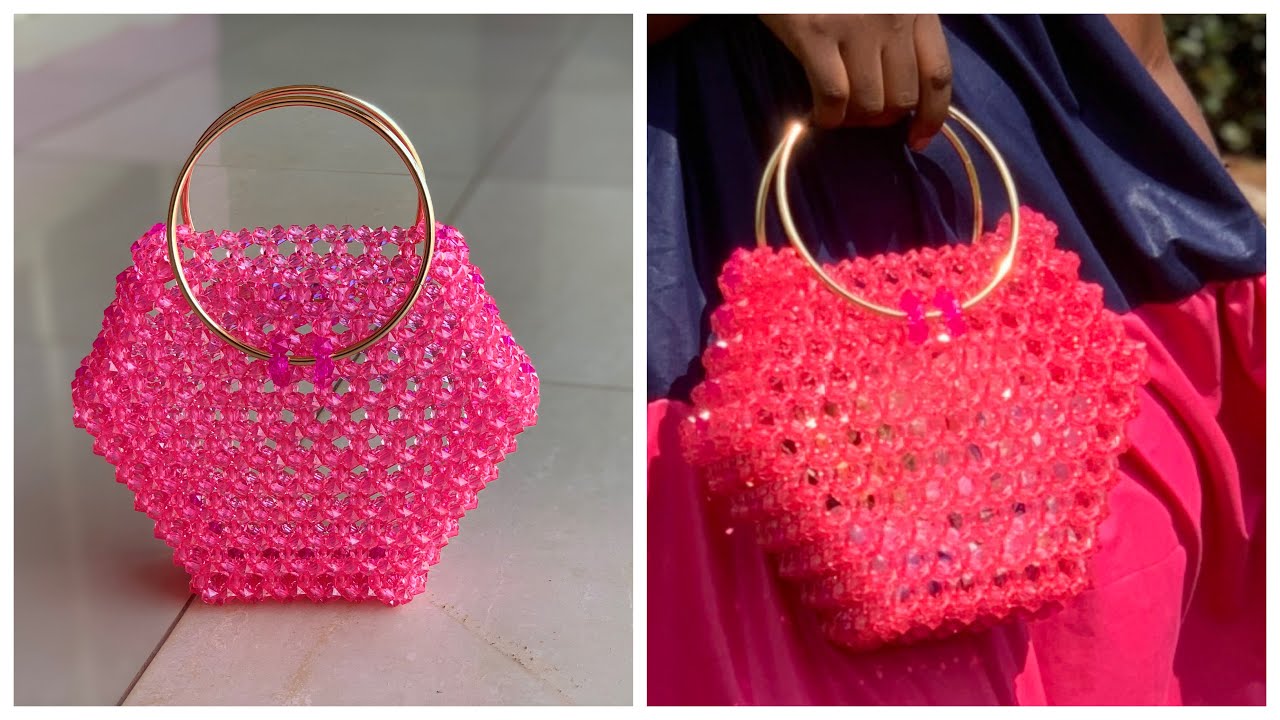 How to make a hexagon Bead Bag(Beginner Friendly)
