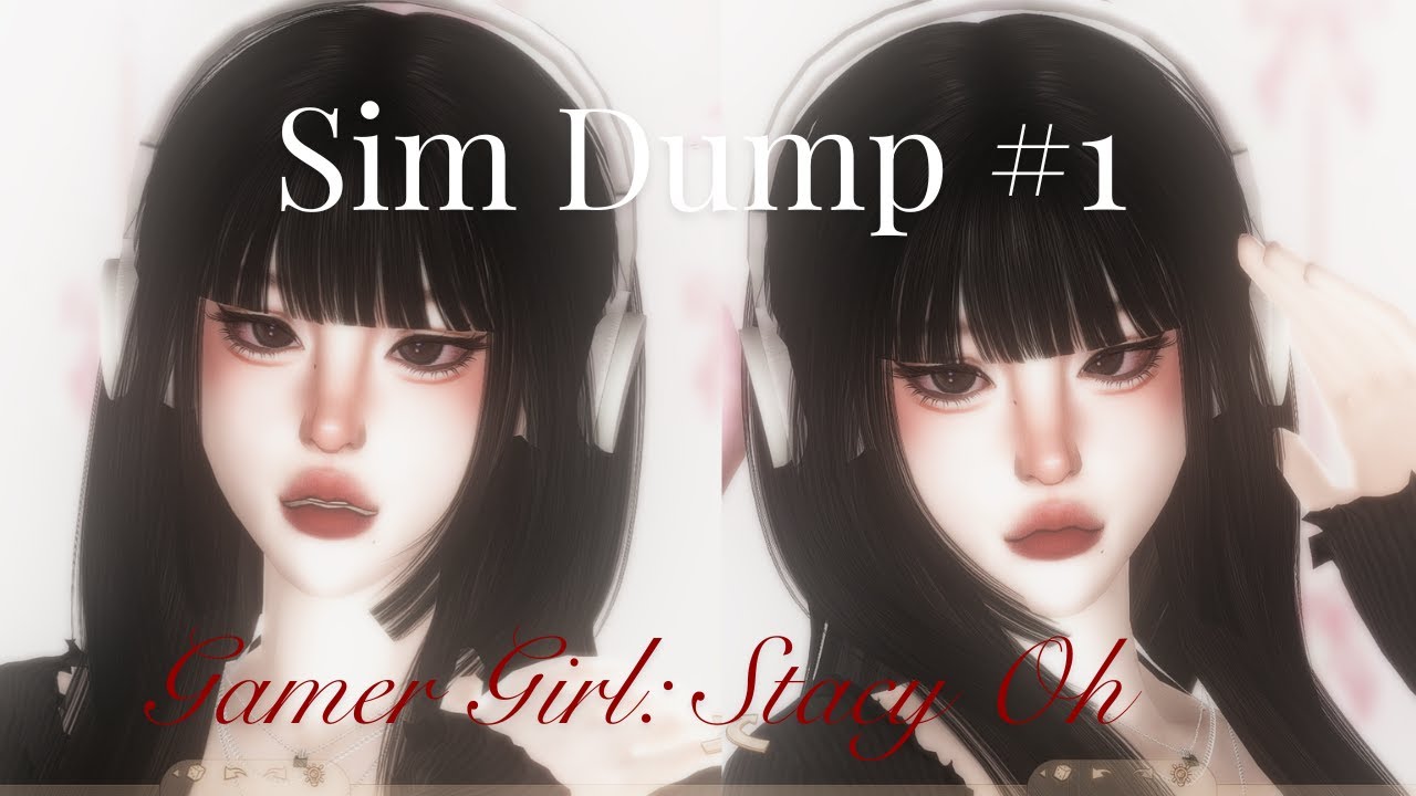 Sim Dump ♡  Gamer Girl | The Sims 4