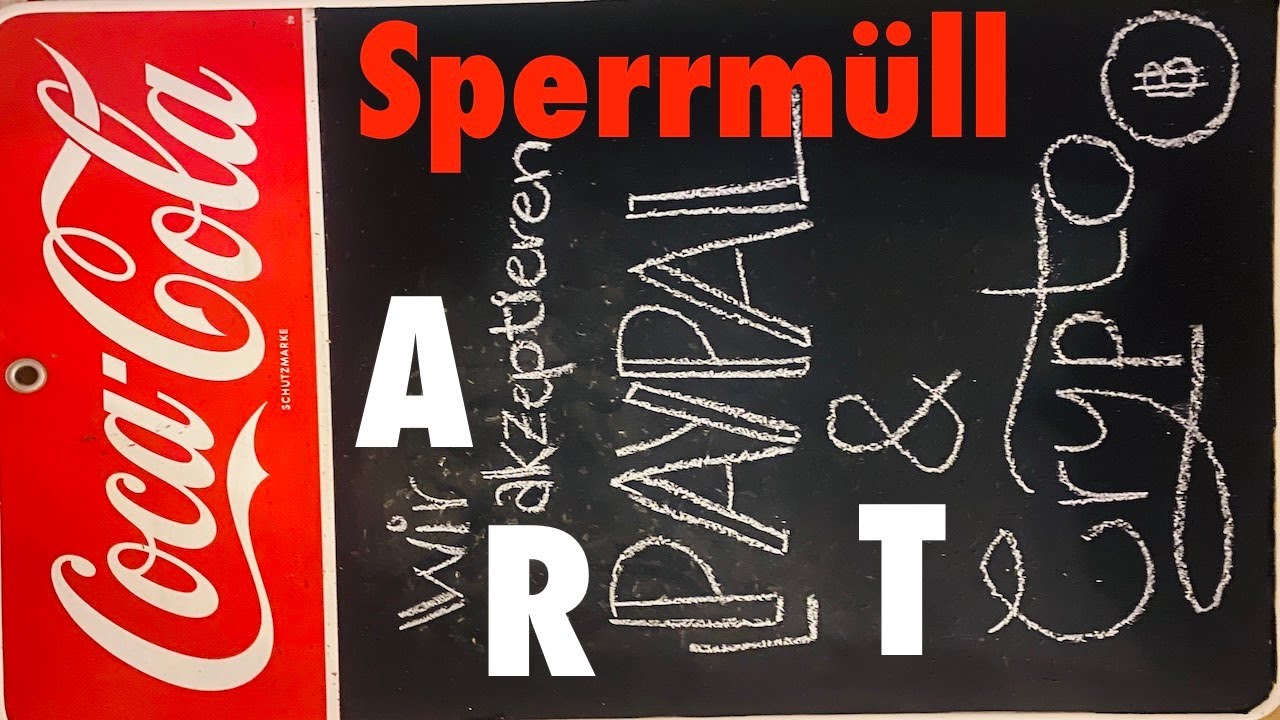 Sperrmüll Teil XIV - wir finden alte Beatles Platten - Monnem Streetart