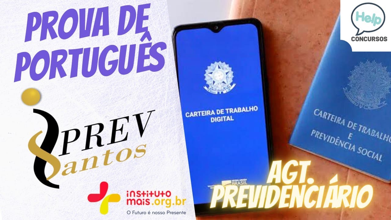 Agente Previdenciário - IPREVSANTOS/2021 INSTITUTO MAIS