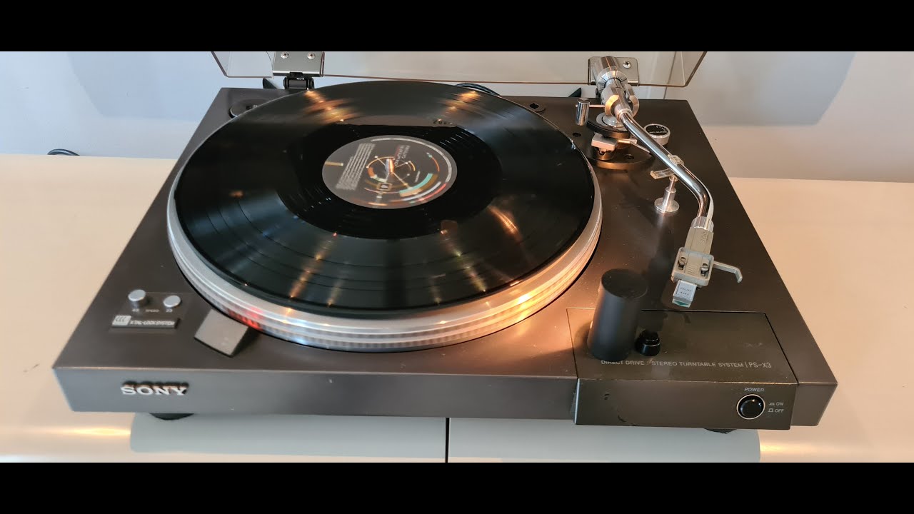 SONY PS-X3 phono  + philips 401 MM -test-