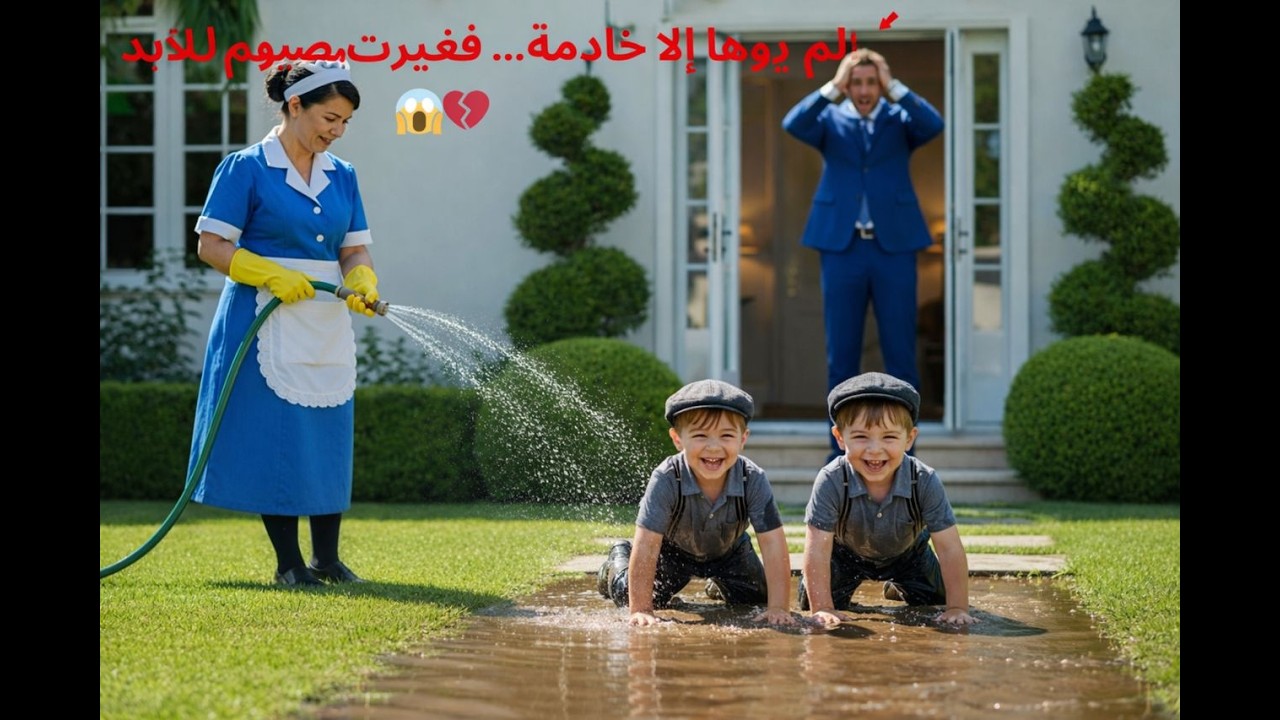 خادمة بسيطة… لكنها غيّرت قلب الملياردير وأطفاله إلى الأبد! 😱💔